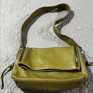 Aimee Kestenberg Mustard Leather Shoulder Bag